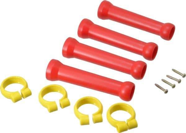 Value Collection - 1/2" Hose Inside Diam, Coolant Hose Extension Element Kit - Includes (4) 1/2" Element Clamps, (4) 1/2" Extension Elements, for Use with Snap Together Hose System, 8 Pieces - Benchmark Tooling