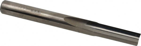 Onsrud - 1/4" Diam, 1/4" Shank Diam, 3/4" Length of Cut, 1 Flute Single Edge Straight Router Bit - 2-1/2" Overall Length, Left Hand Cut, Solid Carbide - Benchmark Tooling