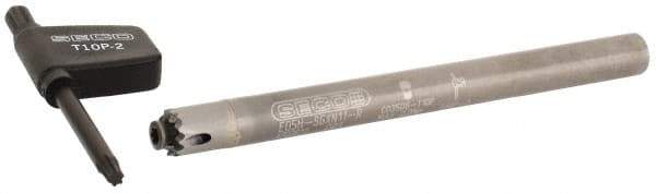 Seco - 3-1/2" OAL, 0.312" Shank Diam, E...SGXN R Indexable Boring Bar - LCEX11.. Insert, Screw Holding Method - Benchmark Tooling