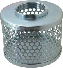 Kuriyama of America - 3" Hose, Round Hole Strainer - Plated Steel - Benchmark Tooling