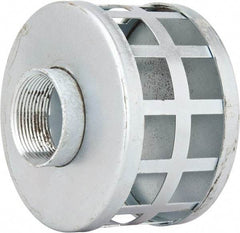 Kuriyama of America - 1-1/2" Hose, Square Hole Strainer - Plated Steel - Benchmark Tooling