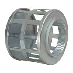 Kuriyama of America - 4" Hose, Square Hole Strainer - Plated Steel - Benchmark Tooling