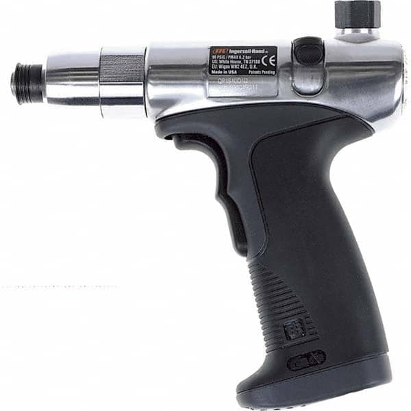 Ingersoll-Rand - 1/4" Bit Holder, 1,000 RPM, Pistol Grip Handle Air Screwdriver - 46 In/Lb Torque, 16 CFM - Benchmark Tooling