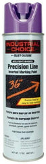 Rust-Oleum - 17 fl oz Purple Marking Paint - 600' to 700' Coverage at 1" Wide, Solvent-Based Formula - Benchmark Tooling