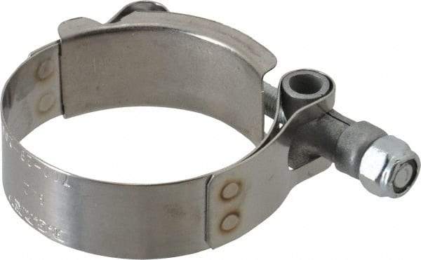 Campbell Fittings - 2" Hose, 3/4" Wide x 0.025" Thick, T-Bolt Band Clamp - Stainless Steel - Benchmark Tooling