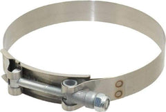 Campbell Fittings - 4-1/2" Hose, 3/4" Wide x 0.025" Thick, T-Bolt Band Clamp - Stainless Steel - Benchmark Tooling