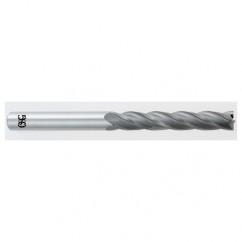 5/8 Dia. x 6 Overall Length 4-Flute Square End Solid Carbide SE End Mill-Round Shank-Center Cutting-Uncoated - Benchmark Tooling