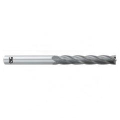 14mm Dia. x 153mm Overall Length 4-Flute Square End Solid Carbide SE End Mill-Round Shank-Center Cutting-Uncoated - Benchmark Tooling