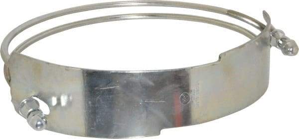 Kuriyama of America - 10" Hose, Spiral Double Bolt Hose Clamp - Plated Steel - Benchmark Tooling