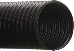 Hi-Tech Duravent - 5" ID, 50' Long, Thermoplastic Rubber Blower & Duct Hose - Black, 8" Bend Radius, 8 In/Hg, 6 Max psi, -65 to 275°F, Chemical Resistant - Benchmark Tooling