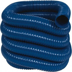 Hi-Tech Duravent - 3" ID, 25' Long, PVC Blower & Duct Hose - Blue, 4-1/4" Bend Radius, 22 In/Hg, 24 Max psi, -20 to 180°F, Abrasion and Chemical Resistant - Benchmark Tooling