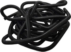 Hi-Tech Duravent - 3/4" ID, 25' Long, Polyethylene Blower & Duct Hose - Black, 1-1/2" Bend Radius, 26 In/Hg, 40 Max psi, -30 to 160°F, UV Resistant - Benchmark Tooling