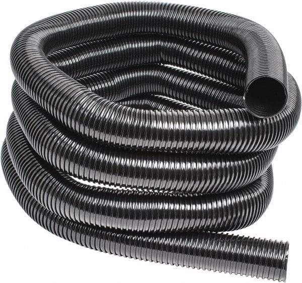 Hi-Tech Duravent - 3" ID, 25' Long, Polyethylene Blower & Duct Hose - Black, 5-1/4" Bend Radius, 5 In/Hg, 8 Max psi, -30 to 160°F, UV Resistant - Benchmark Tooling