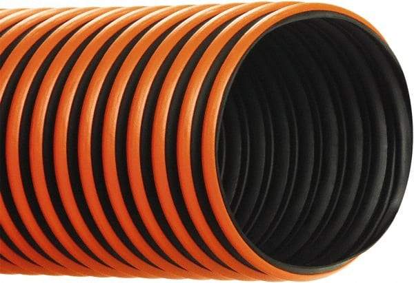 Hi-Tech Duravent - 12" ID, 50' Long, Thermoplastic Rubber Blower & Duct Hose - Black, 15-1/4" Bend Radius, 4 In/Hg, 2 Max psi, -60 to 300°F, Chemical and Abrasion Resistant - Benchmark Tooling