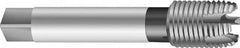 Emuge - 1-1/8 - 8 UNS, 5 Flute, Nitride Finish, Cobalt Spiral Point Tap - Modified Bottoming Chamfer, Right Hand Thread, 7.087" OAL, 1.575" Thread Length, 0.896" Shank Diam, 3BX Class of Fit - Exact Industrial Supply
