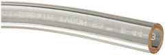 Made in USA - 1/4" ID x 3/8" OD, 1/16" Wall Thickness, Cut to Length (50' Standard Length) Plastic Tube - Clear, 36 Max psi, 63 Hardness - Benchmark Tooling