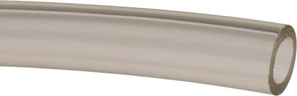 Made in USA - 1/2" ID x 3/4" OD, 1/8" Wall Thickness, Cut to Length (50' Standard Length) Plastic Tube - Clear, 36 Max psi, 63 Hardness - Benchmark Tooling