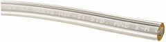 Made in USA - 1/8" ID x 1/4" OD, 1/16" Wall Thickness, Cut to Length (50' Standard Length) Plastic Tube - Clear, 62 Max psi, 65 Hardness - Benchmark Tooling