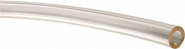 Made in USA - 3/16" ID x 5/16" OD, 1/16" Wall Thickness, Cut to Length (50' Standard Length) Plastic Tube - Clear, 45 Max psi, 65 Hardness - Benchmark Tooling