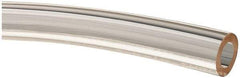 Made in USA - 3/8" ID x 5/8" OD, 1/8" Wall Thickness, Cut to Length (50' Standard Length) Plastic Tube - Clear, 45 Max psi, 65 Hardness - Benchmark Tooling