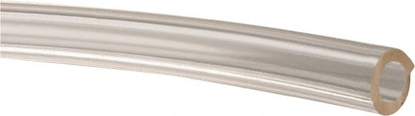 Made in USA - 3/16" ID x 5/16" OD, 1/16" Wall Thickness, Cut to Length (50' Standard Length) Plastic Tube - Clear, 32 Max psi, 40 Hardness - Benchmark Tooling