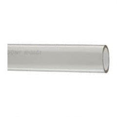 Made in USA - 1" ID x 1-1/4" OD, 1/8" Wall Thickness, Cut to Length (50' Standard Length) Plastic Tube - Clear, 14 Max psi, 40 Hardness - Benchmark Tooling