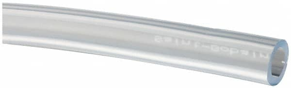 Made in USA - 1/4" ID x 3/8" OD, 1/16" Wall Thickness, Cut to Length (50' Standard Length) Plastic Tube - Clear, 11 Max psi, 63 Hardness - Benchmark Tooling