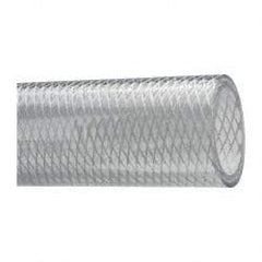 Made in USA - 1-1/2" ID x 1-15/16" OD, 7/32" Wall Thickness, Cut to Length (50' Standard Length) PVC Tube - Clear, 80 Max psi, 80 Hardness - Benchmark Tooling