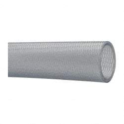 Made in USA - 2" ID x 2-1/2" OD, 1/4" Wall Thickness, Cut to Length (50' Standard Length) PVC Tube - Clear, 80 Max psi, 80 Hardness - Benchmark Tooling