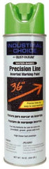 Rust-Oleum - 17 fl oz Green Marking Paint - 600' to 700' Coverage at 1" Wide, Water-Based Formula - Benchmark Tooling
