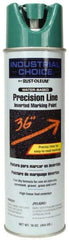 Rust-Oleum - 17 fl oz Green Marking Paint - 600' to 700' Coverage at 1" Wide, Water-Based Formula - Benchmark Tooling