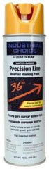 Rust-Oleum - 17 fl oz Yellow Marking Paint - 600' to 700' Coverage at 1" Wide, Water-Based Formula - Benchmark Tooling