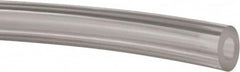 Made in USA - 1/4" ID x 1/2" OD, 1/8" Wall Thickness, Cut to Length (100' Standard Length) Polyurethane Tube - Clear, 71 Max psi - Benchmark Tooling