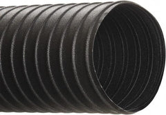 Hi-Tech Duravent - 4" ID, 25' Long, Steel Blower & Duct Hose - Black, 6-1/2" Bend Radius, 25 In/Hg, 33 Max psi, -40 to 250°F, Chemical and Abrasion Resistant - Benchmark Tooling