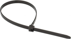 Thomas & Betts - 13.2" Long Black Polypropylene Standard Cable Tie - 60 Lb Tensile Strength, 1.52mm Thick, 4" Max Bundle Diam - Benchmark Tooling