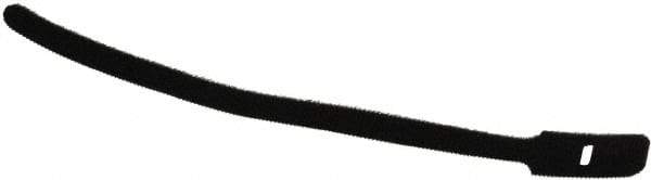 Thomas & Betts - 9" Long Black Nylon & Polyethylene Hook & Loop Strap - 40 Lb Tensile Strength, 1/16" Thick, 50.8mm Max Bundle Diam - Benchmark Tooling