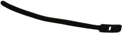 Thomas & Betts - 9" Long Black Nylon & Polyethylene Hook & Loop Strap - 40 Lb Tensile Strength, 1/16" Thick, 50.8mm Max Bundle Diam - Benchmark Tooling