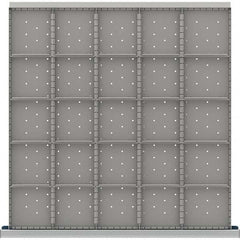 LISTA - 25-Compartment Drawer Divider Layout for 3.15" High Drawers - Benchmark Tooling
