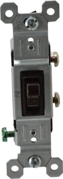 Pass & Seymour - 1 Pole, 120 VAC, 15 Amp, Specification Grade, Toggle, Wall and Dimmer Light Switch - 1-1/4 Inch Wide x 3.281 Inch High - Benchmark Tooling