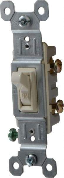 Pass & Seymour - 1 Pole, 120 VAC, 15 Amp, Specification Grade, Toggle, Wall and Dimmer Light Switch - 1-1/4 Inch Wide x 3.281 Inch High - Benchmark Tooling