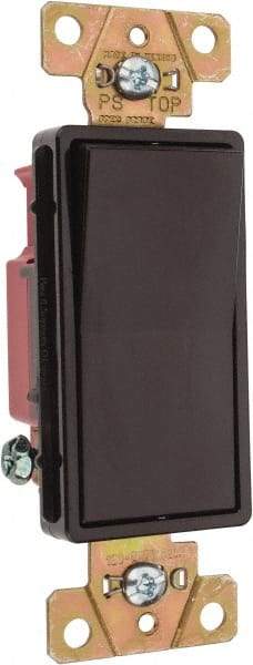 Pass & Seymour - 1 Pole, 120 to 277 VAC, 20 Amp, Specification Grade, Rocker, Wall and Dimmer Light Switch - 1.3 Inch Wide x 4.2 Inch High - Benchmark Tooling