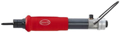 Sioux Tools - 1/4" Bit Holder, 800 RPM, Inline Handle Air Screwdriver - 5 to 50 In/Lb Torque, 8 CFM - Benchmark Tooling