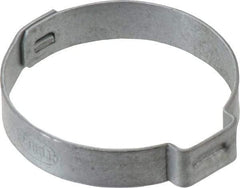 Oetiker - 30 to 33.1mm, Zinc-Plated 1-Ear Clamp - 1-5/16" Noml Size, 10mm Inner Width, 7mm Wide x 0.75mm Thick, Carbon Steel - Benchmark Tooling