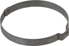 Oetiker - 54.4 to 57.5mm, Zinc-Plated 1-Ear Clamp - 2-1/4" Noml Size, 10mm Inner Width, 7mm Wide x 0.75mm Thick, Carbon Steel - Benchmark Tooling