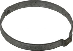 Oetiker - 55.9 to 59mm, Zinc-Plated 1-Ear Clamp - 2-5/16" Noml Size, 10mm Inner Width, 7mm Wide x 0.75mm Thick, Carbon Steel - Benchmark Tooling