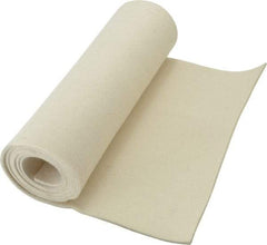 Made in USA - 1/8 Inch Thick x 60 Inch Wide x 12 Inch Long, Pressed Wool Felt Sheet - 2 Lbs/Square Yd., White, 500 psi - Benchmark Tooling