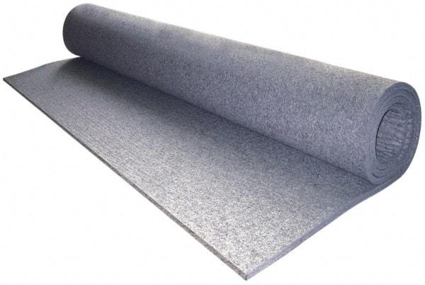 Made in USA - 1/4 Inch Thick x 60 Inch Wide x 60 Inch Long, Pressed Wool Felt Sheet - 4 Lbs/Square Yd., Gray, 400 psi - Benchmark Tooling