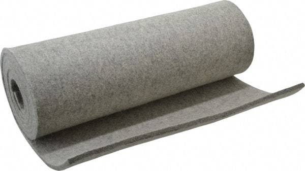 Made in USA - 3/16 Inch Thick x 60 Inch Wide x 12 Inch Long, Pressed Wool Felt Sheet - 3 Lbs/Square Yd., Gray, 400 psi - Benchmark Tooling