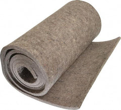 Made in USA - 3/8 Inch Thick x 60 Inch Wide x 12 Inch Long, Pressed Wool Felt Sheet - 6 Lbs/Square Yd., Gray, 400 psi - Benchmark Tooling