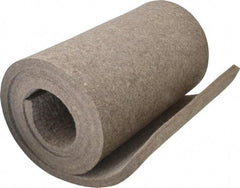 Made in USA - 1/2 Inch Thick x 60 Inch Wide x 12 Inch Long, Pressed Wool Felt Sheet - 8 Lbs/Square Yd., Gray, 400 psi - Benchmark Tooling